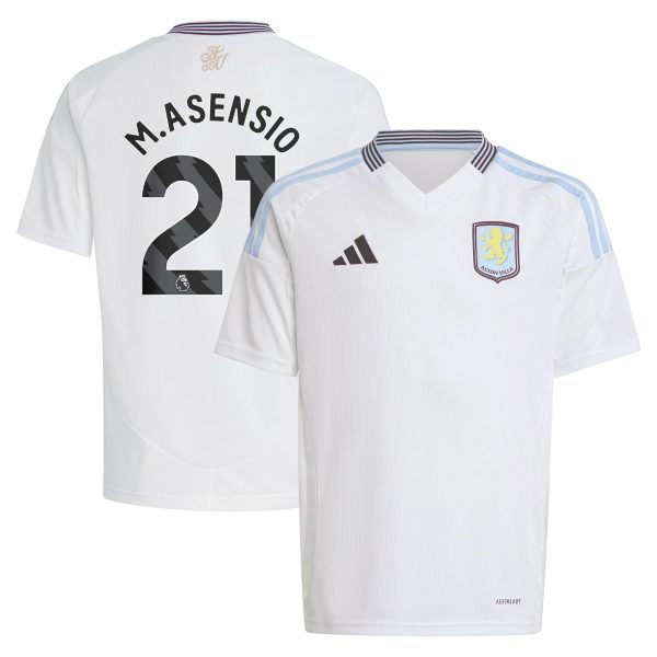 aston villa adidas away shirt 2024-25 – kids with m.asensio 21 printing Collection | Aston Villa Jerseys for True Fans