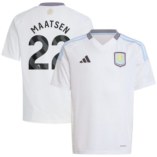 aston villa adidas away shirt 2024-25 – kids with maatsen 22 printing Collection | Aston Villa Jerseys for True Fans