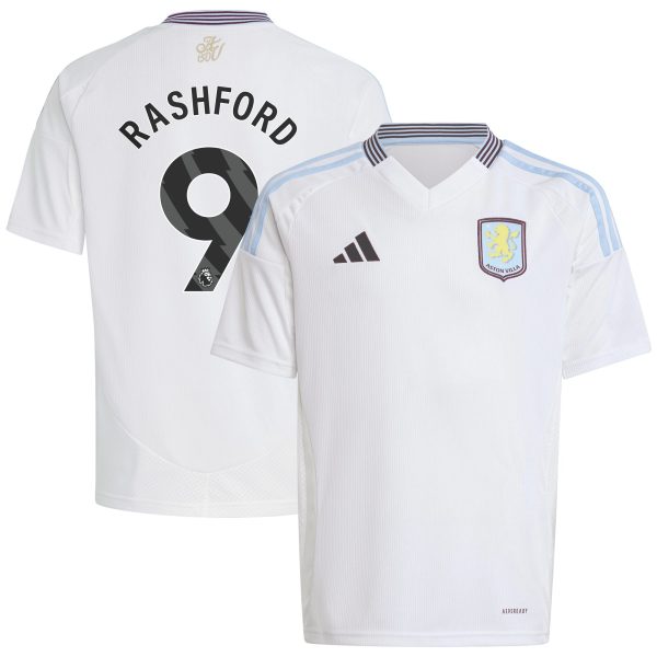 aston villa adidas away shirt 2024-25 – kids with rashford 9 printing Collection | Aston Villa Jerseys for True Fans