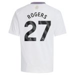 aston villa adidas away shirt 2024-25 – kids with rogers 27 printing Collection | Aston Villa Jerseys for True Fans