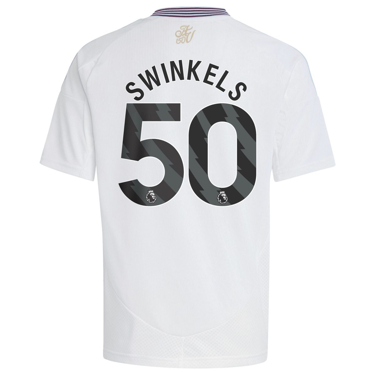 aston villa adidas away shirt 2024-25 – kids with swinkels 50 printing Collection | Aston Villa Jerseys for True Fans