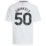 aston villa adidas away shirt 2024-25 – kids with swinkels 50 printing Collection | Aston Villa Jerseys for True Fans