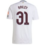 aston villa adidas away shirt 2024-25 with bailey 31 cup printing Collection | Aston Villa Jerseys for True Fans