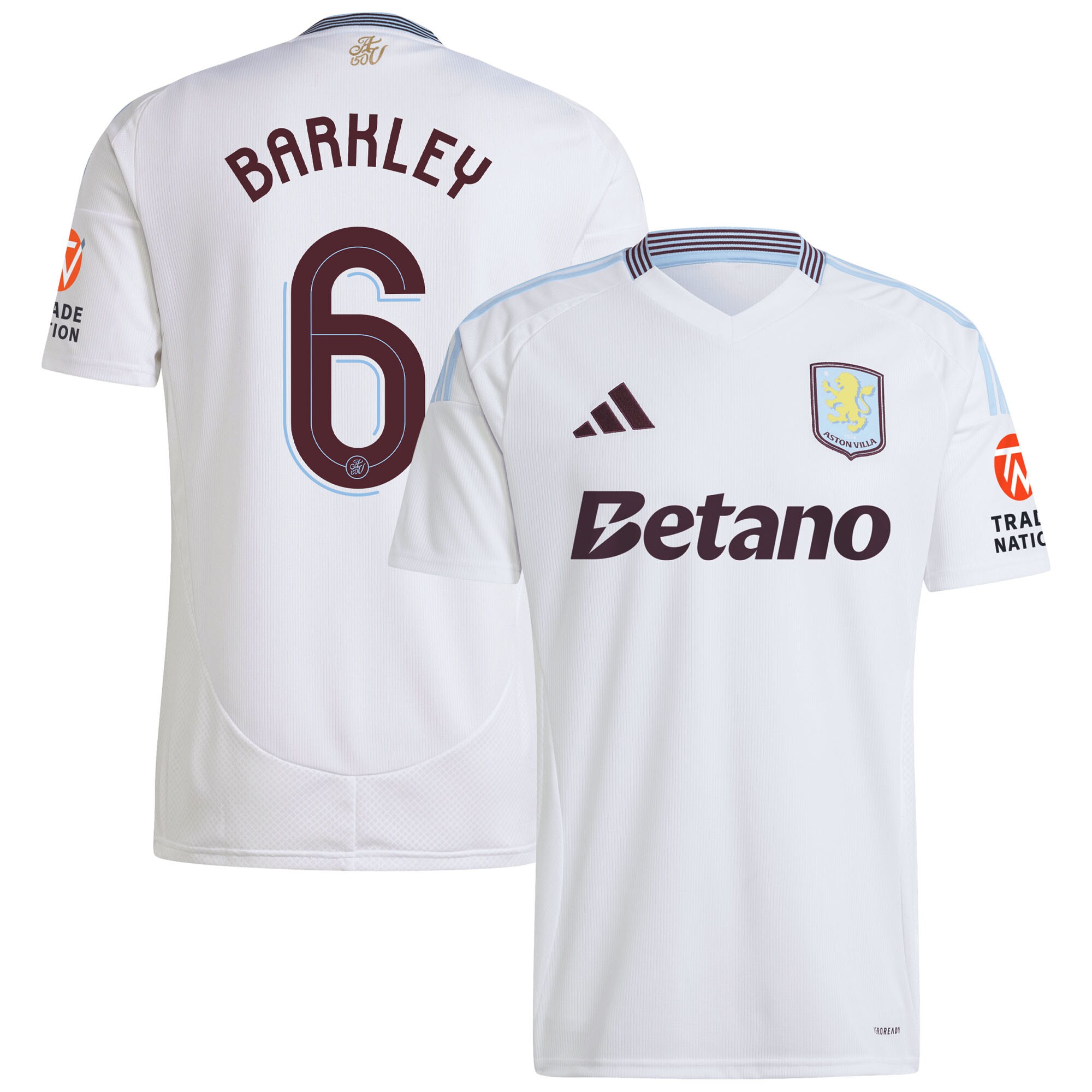 aston villa adidas away shirt 2024-25 with barkley 6 cup printing Collection | Aston Villa Jerseys for True Fans