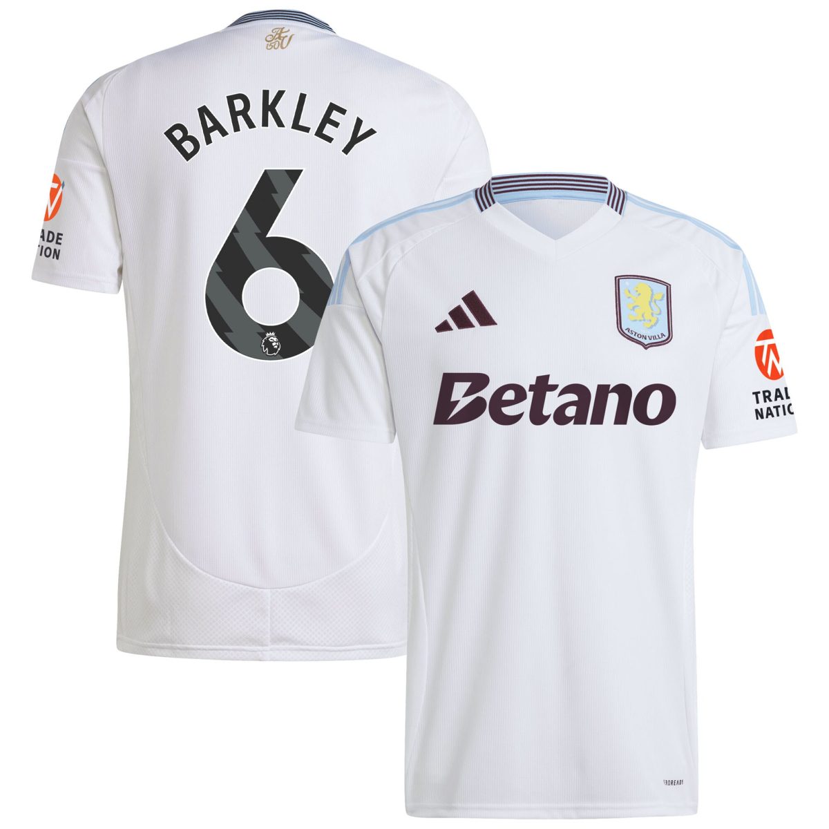 aston villa adidas away shirt 2024-25 with barkley 6 printing Collection | Aston Villa Jerseys for True Fans
