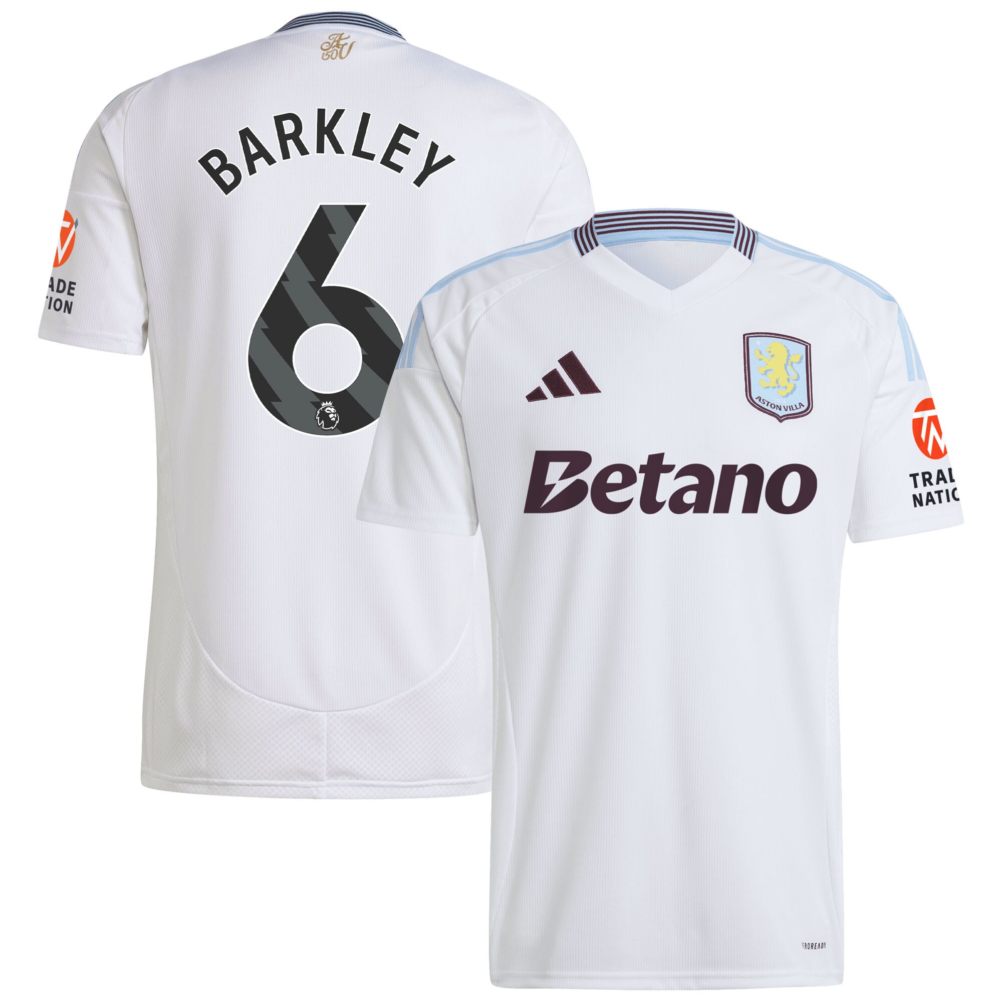 aston villa adidas away shirt 2024-25 with barkley 6 printing Collection | Aston Villa Jerseys for True Fans