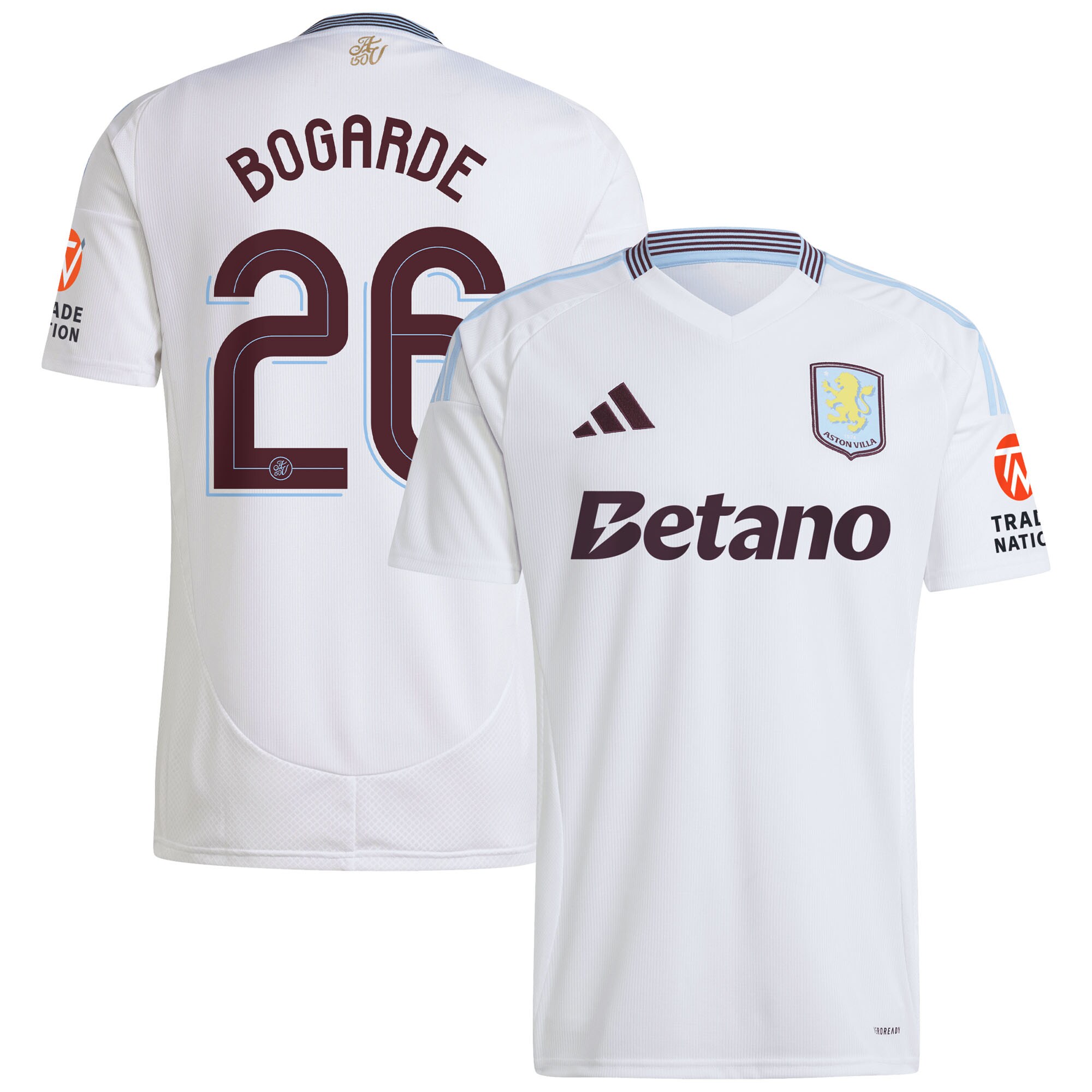 aston villa adidas away shirt 2024-25 with bogarde 26 cup printing Collection | Aston Villa Jerseys for True Fans