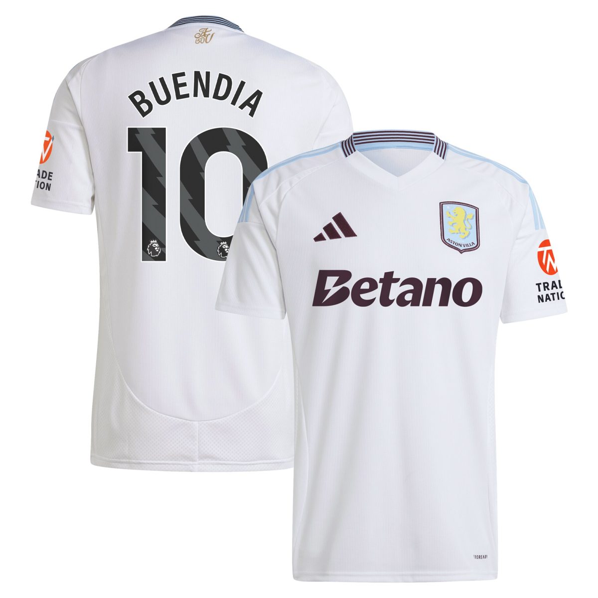 aston villa adidas away shirt 2024-25 with buendia 10 printing Collection | Aston Villa Jerseys for True Fans