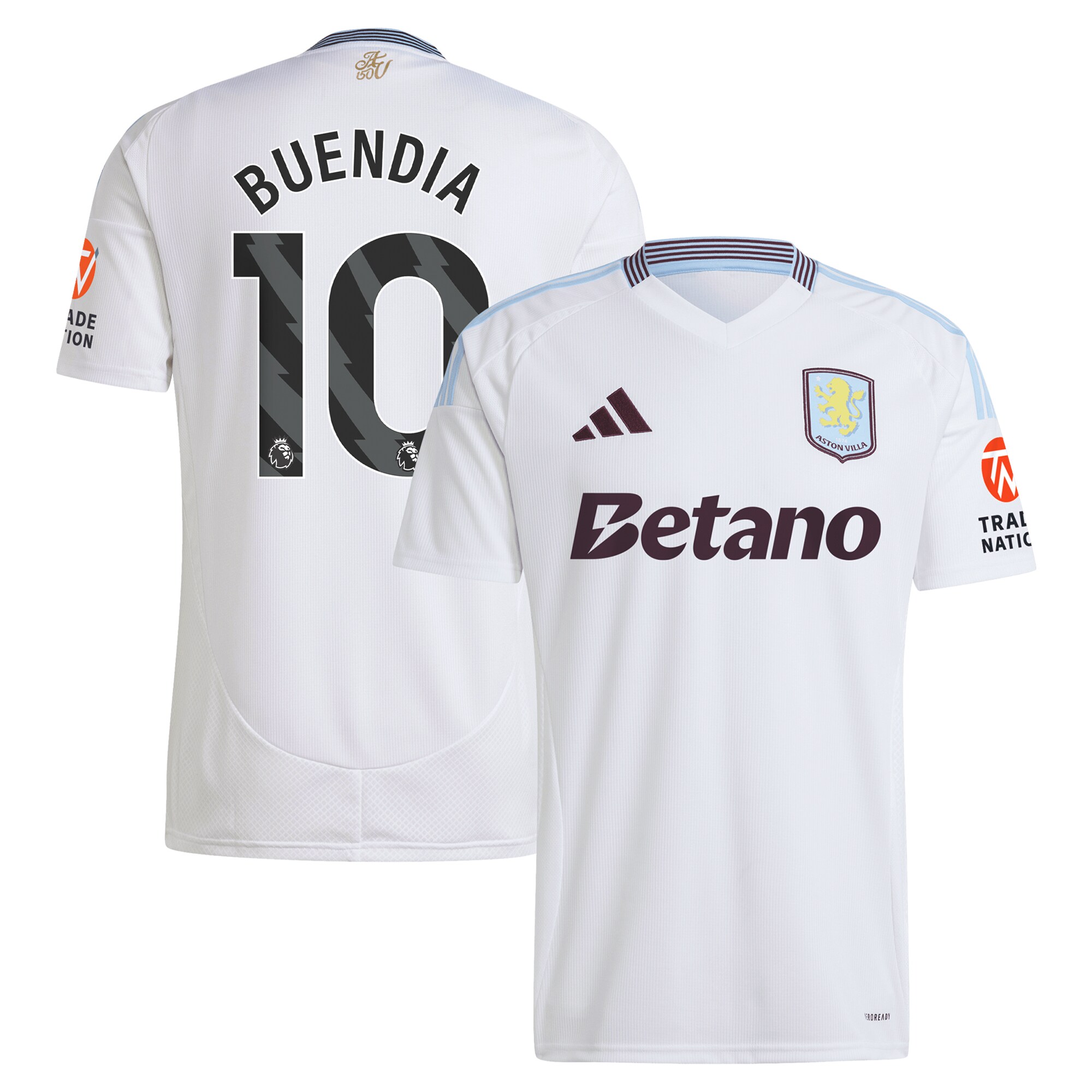 aston villa adidas away shirt 2024-25 with buendia 10 printing Collection | Aston Villa Jerseys for True Fans
