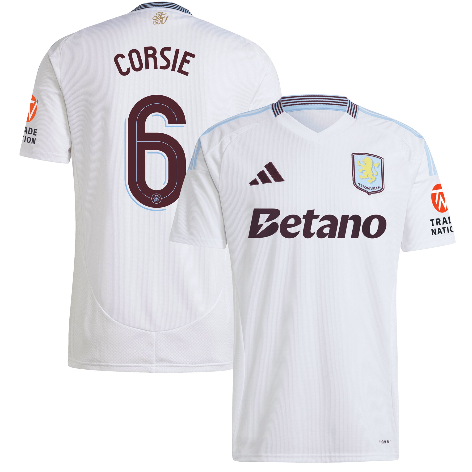 aston villa adidas away shirt 2024-25 with corsie 6 cup printing Collection | Aston Villa Jerseys for True Fans