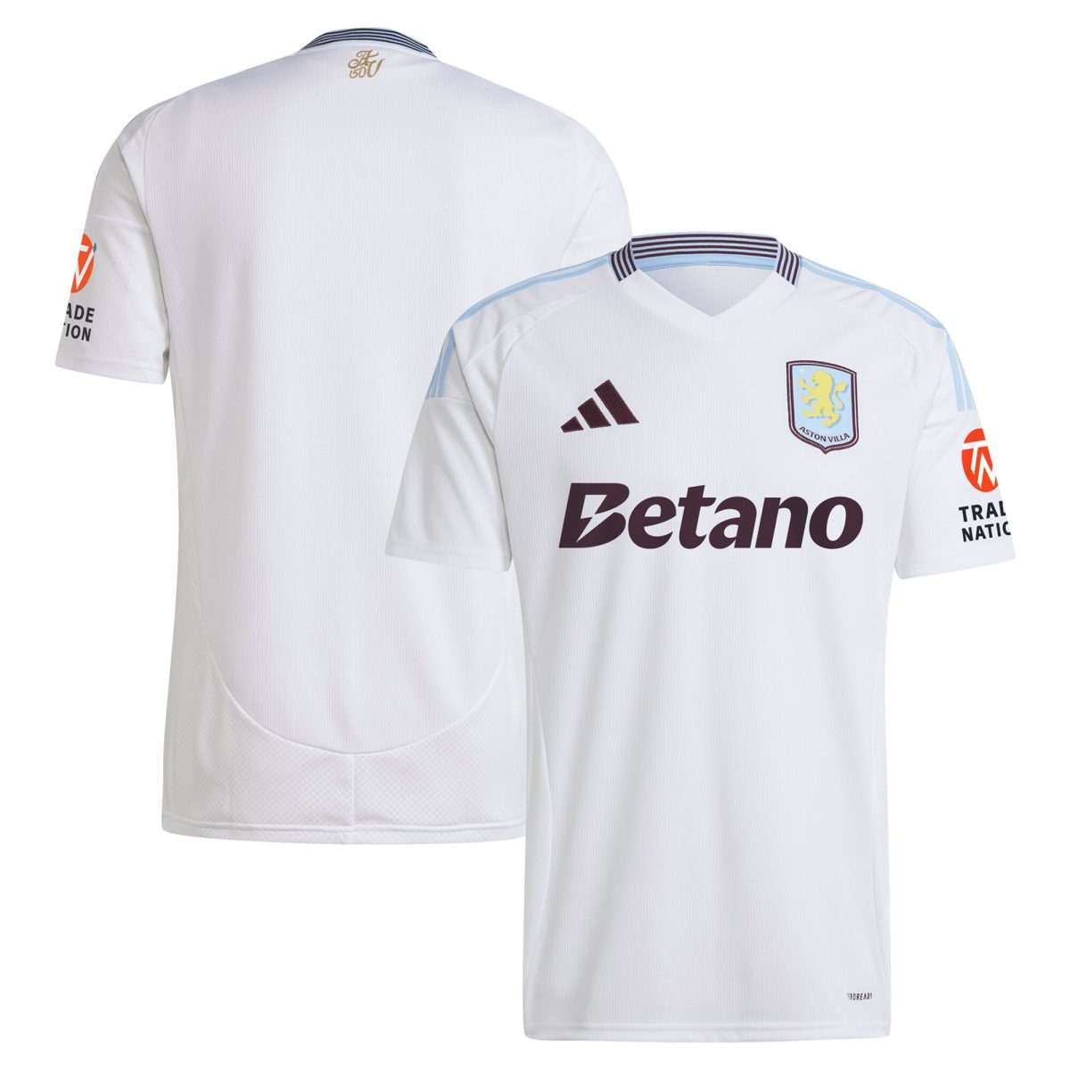 aston villa adidas away shirt 2024-25 with custom printing Collection | Aston Villa Jerseys for True Fans