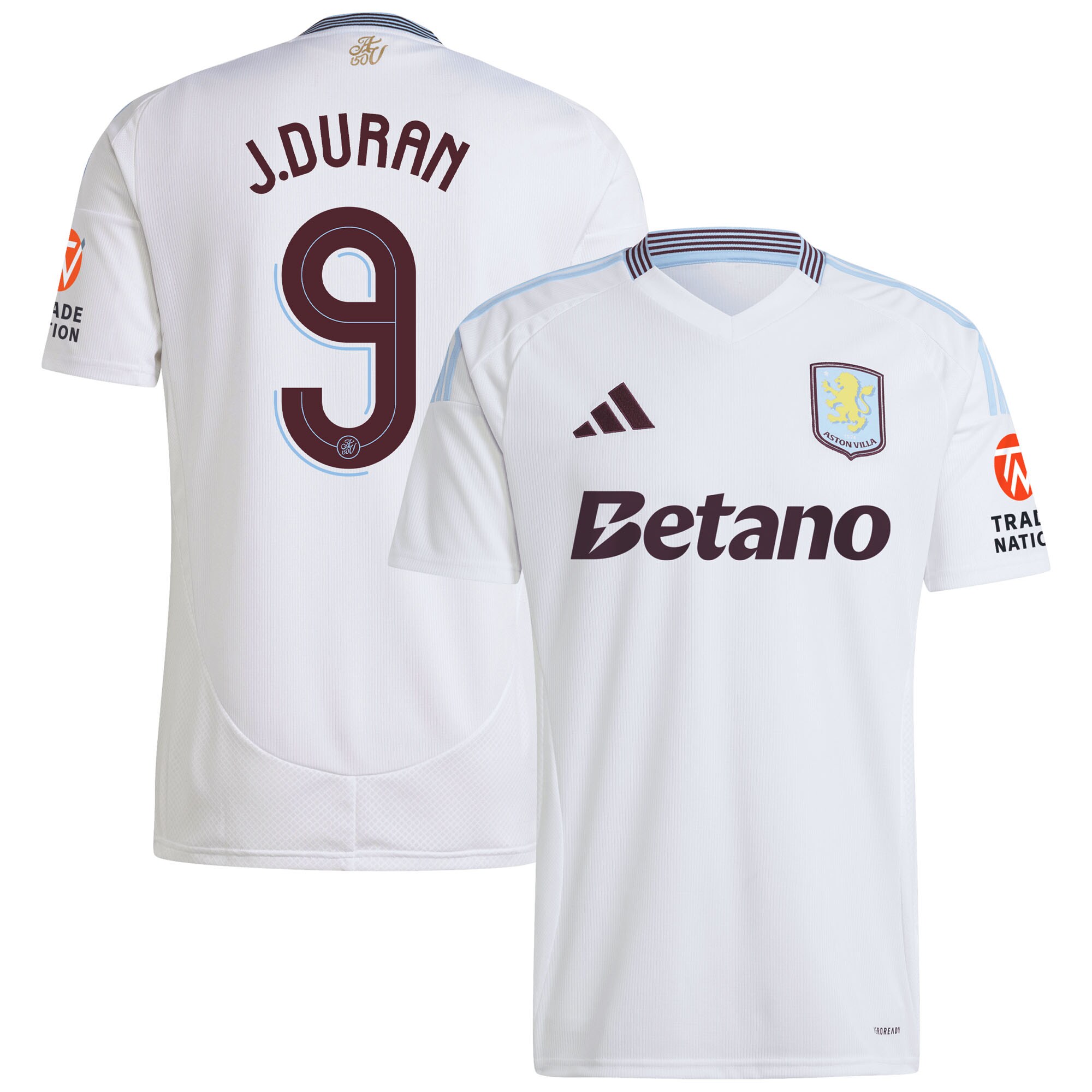 aston villa adidas away shirt 2024-25 with duran 9 cup printing Collection | Aston Villa Jerseys for True Fans