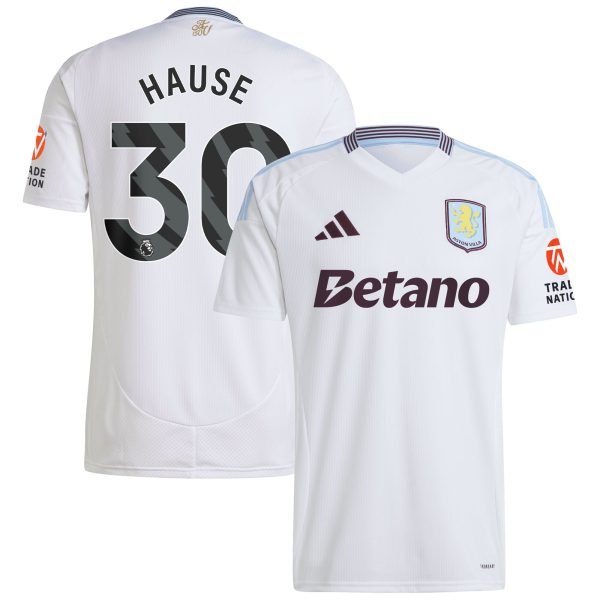 aston villa adidas away shirt 2024-25 with hause 30 printing Collection | Aston Villa Jerseys for True Fans