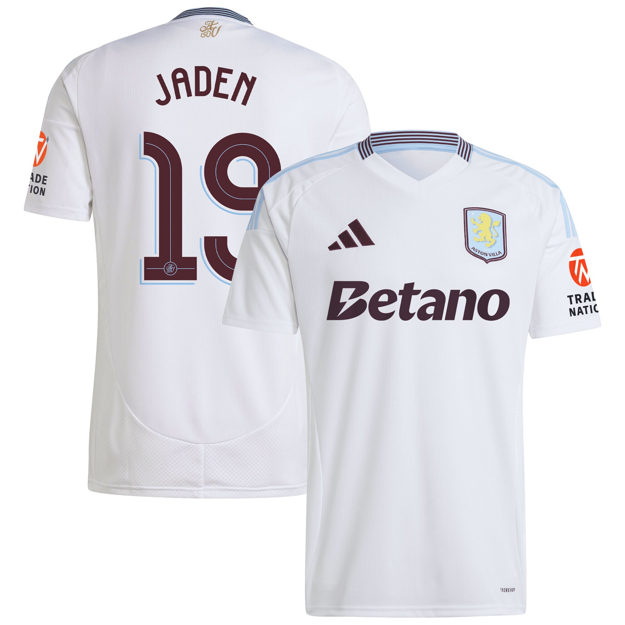 aston villa adidas away shirt 2024-25 with jaden 19 cup printing Collection | Aston Villa Jerseys for True Fans