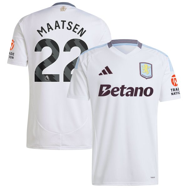 aston villa adidas away shirt 2024-25 with maatsen 22 printing Collection | Aston Villa Jerseys for True Fans