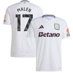 aston villa adidas away shirt 2024-25 with malen 17 printing Collection | Aston Villa Jerseys for True Fans
