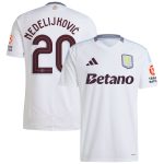 aston villa adidas away shirt 2024-25 with nedeljković 20 cup printing Collection | Aston Villa Jerseys for True Fans