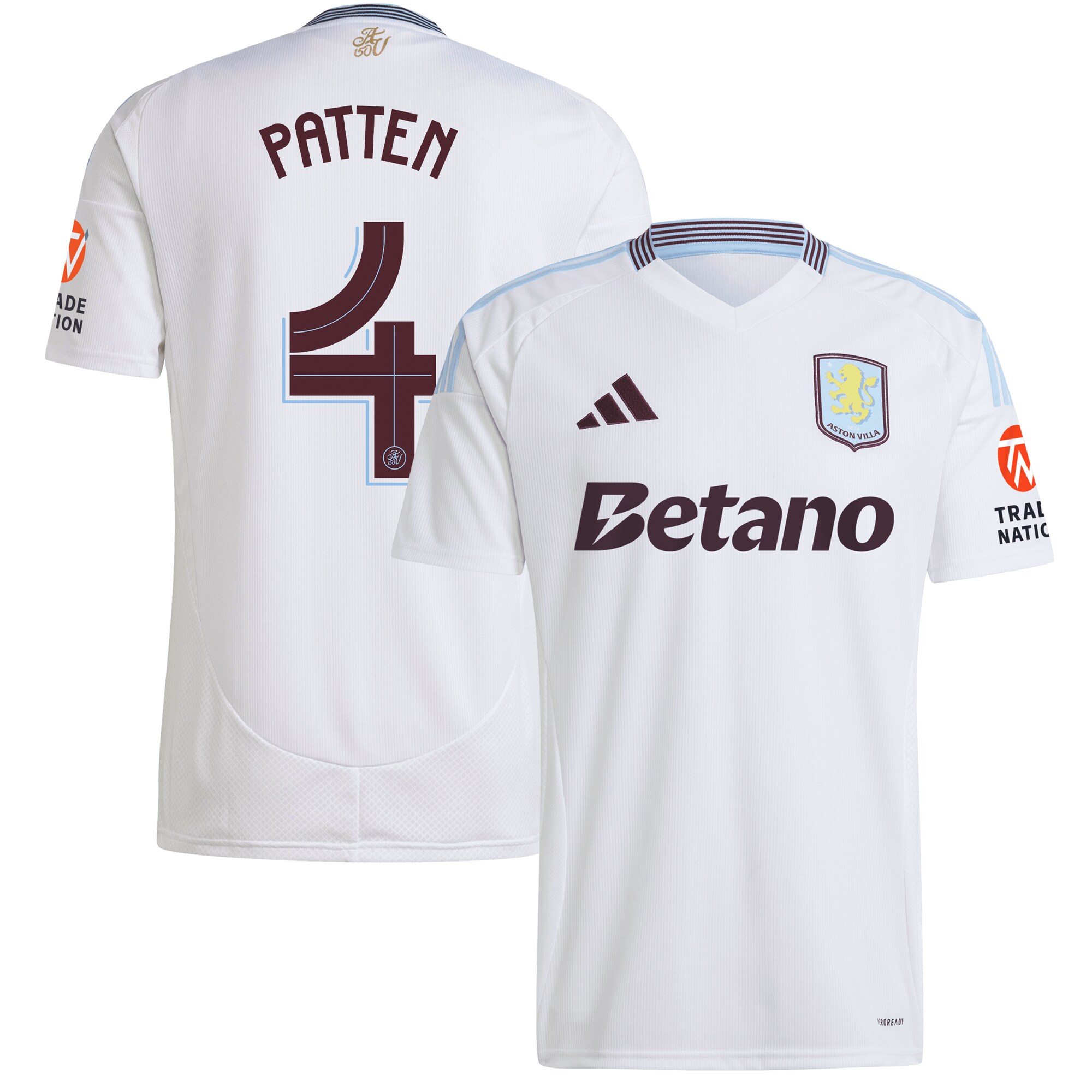 aston villa adidas away shirt 2024-25 with patten 4 cup printing Collection | Aston Villa Jerseys for True Fans