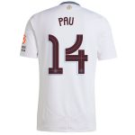 aston villa adidas away shirt 2024-25 with pau 14 cup printing Collection | Aston Villa Jerseys for True Fans