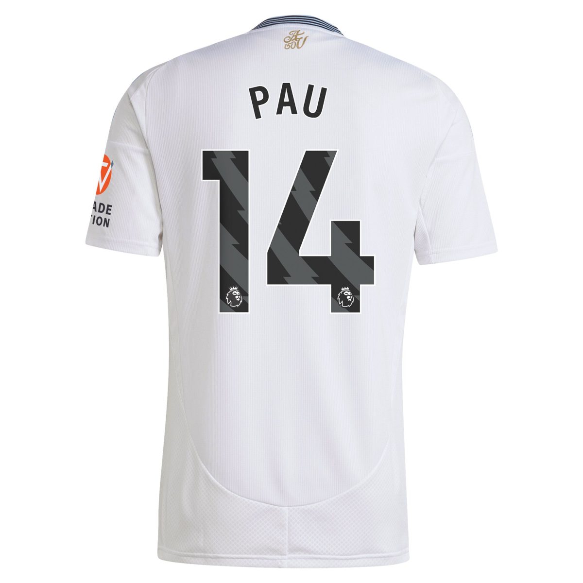 aston villa adidas away shirt 2024-25 with pau 14 printing Collection | Aston Villa Jerseys for True Fans