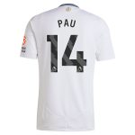 aston villa adidas away shirt 2024-25 with pau 14 printing Collection | Aston Villa Jerseys for True Fans