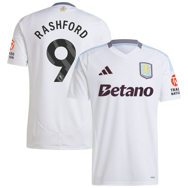 aston villa adidas away shirt 2024-25 with rashford 9 printing Collection | Aston Villa Jerseys for True Fans