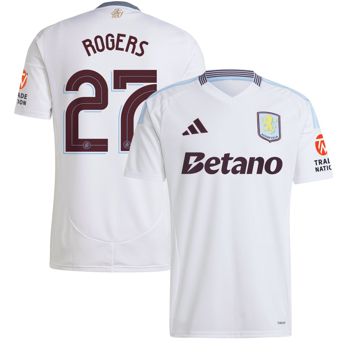 aston villa adidas away shirt 2024-25 with rogers 27 cup printing Collection | Aston Villa Jerseys for True Fans