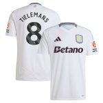 aston villa adidas away shirt 2024-25 with tielemans 8 printing Collection | Aston Villa Jerseys for True Fans