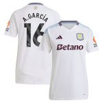 aston villa adidas away shirt 2024-25 – womens with a.garcía 16 printing Collection | Aston Villa Jerseys for True Fans