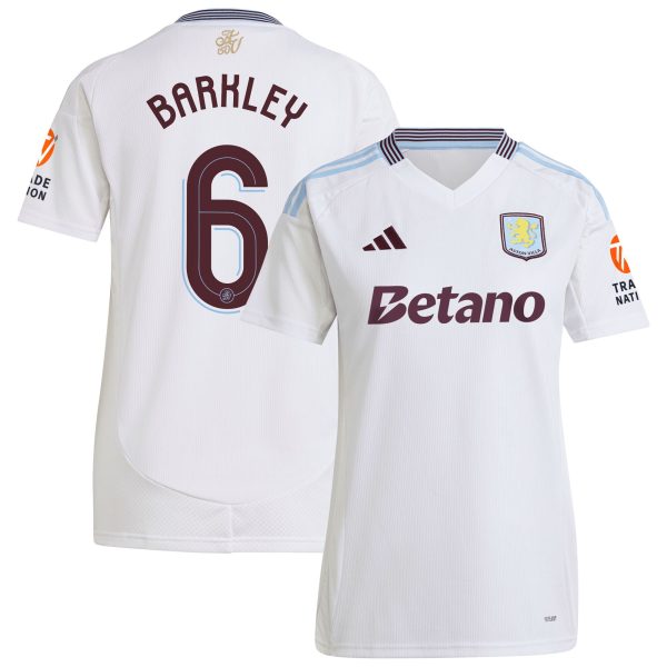 aston villa adidas away shirt 2024-25 – womens with barkley 6 cup printing Collection | Aston Villa Jerseys for True Fans