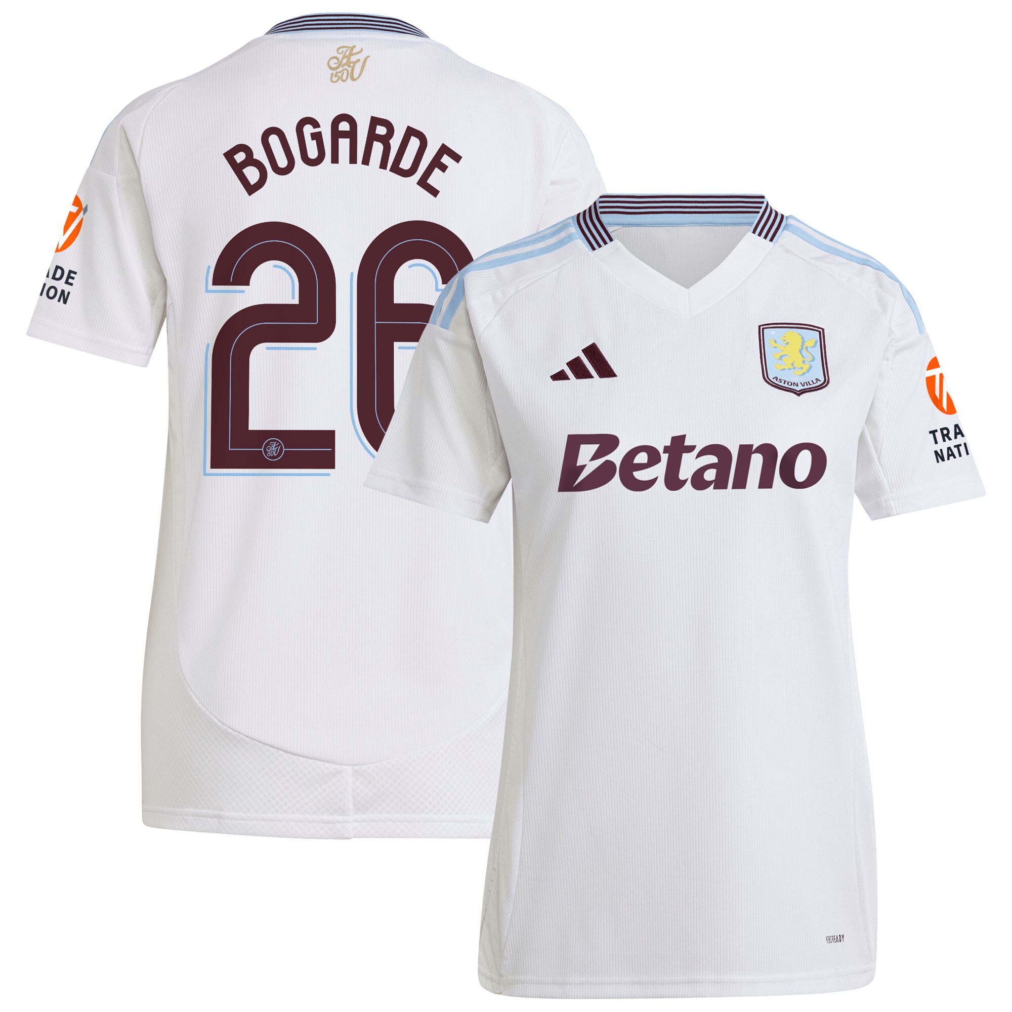 aston villa adidas away shirt 2024-25 – womens with bogarde 26 cup printing Collection | Aston Villa Jerseys for True Fans