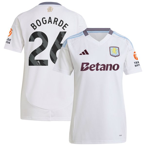 aston villa adidas away shirt 2024-25 – womens with bogarde 26 printing Collection | Aston Villa Jerseys for True Fans