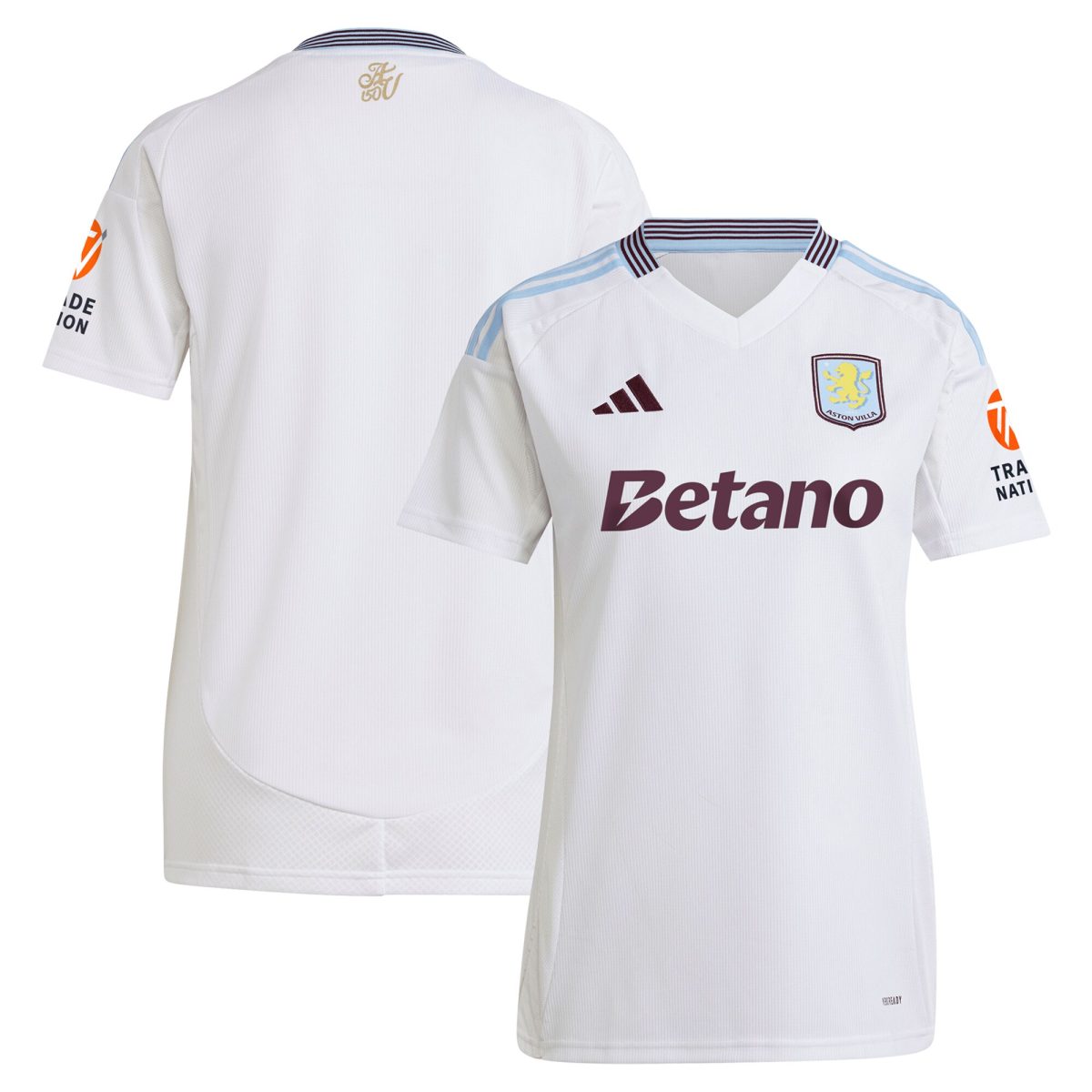 aston villa adidas away shirt 2024-25 – womens with custom printing Collection | Aston Villa Jerseys for True Fans