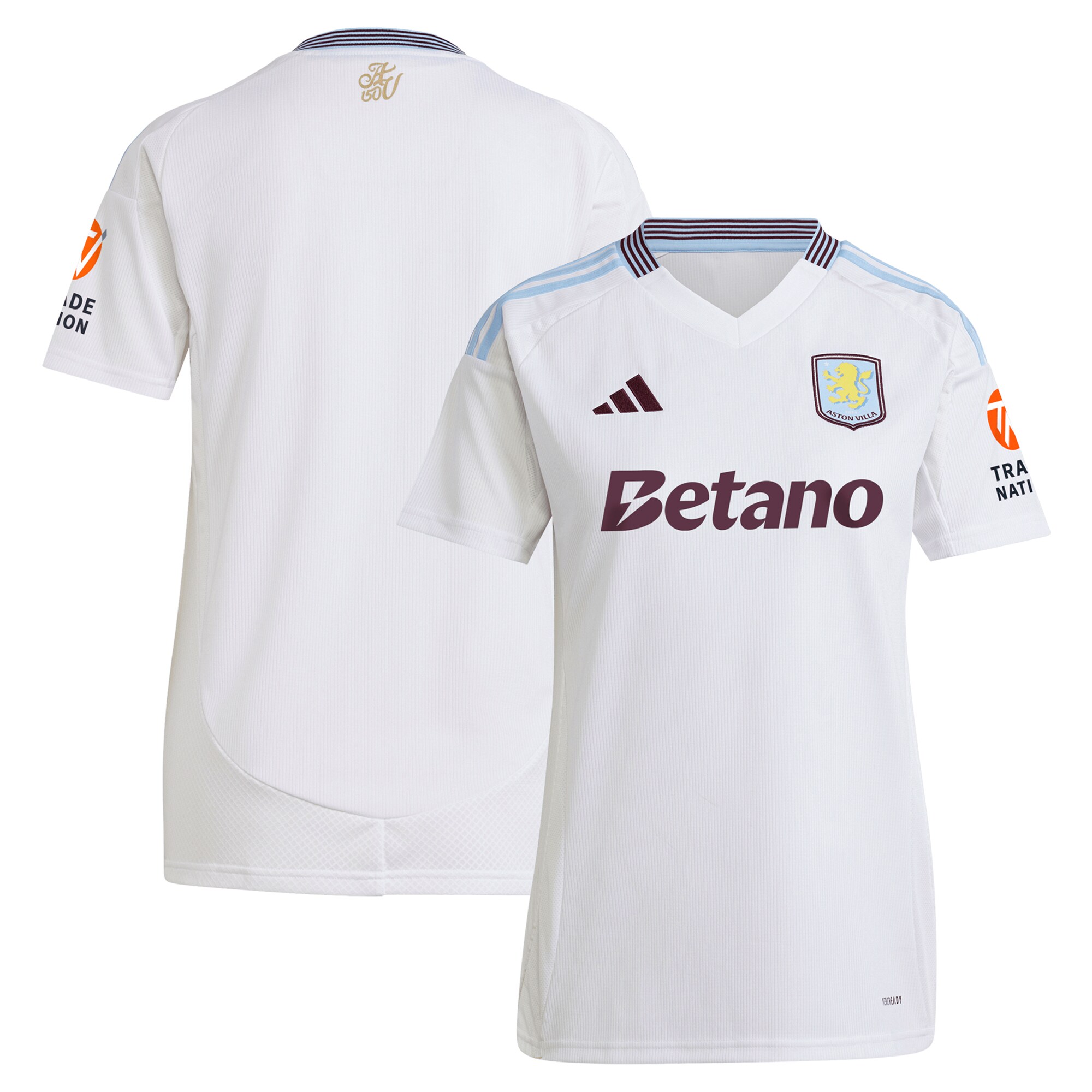 aston villa adidas away shirt 2024-25 – womens with custom printing Collection | Aston Villa Jerseys for True Fans