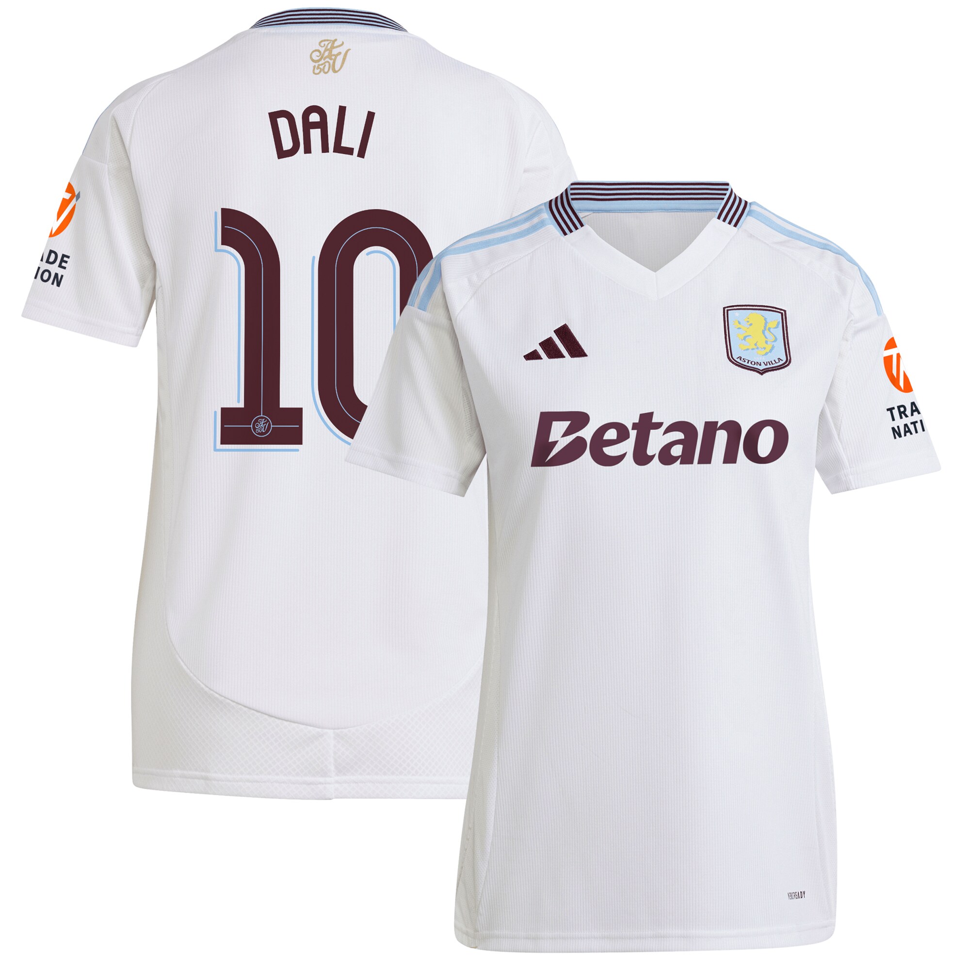 aston villa adidas away shirt 2024-25 – womens with dali 10 cup printing Collection | Aston Villa Jerseys for True Fans