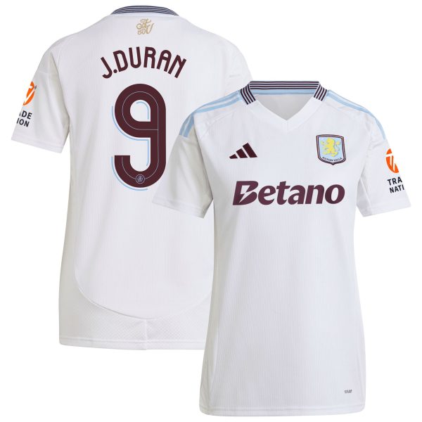 aston villa adidas away shirt 2024-25 – womens with duran 9 cup printing Collection | Aston Villa Jerseys for True Fans