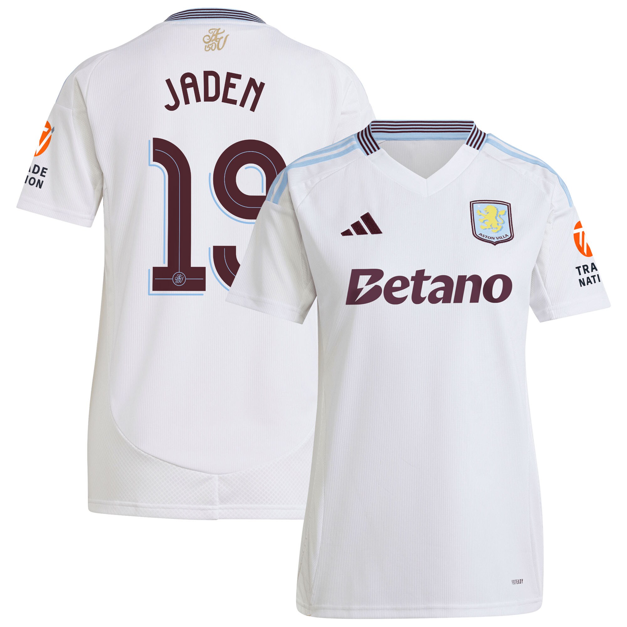 aston villa adidas away shirt 2024-25 – womens with jaden 19 cup printing Collection | Aston Villa Jerseys for True Fans