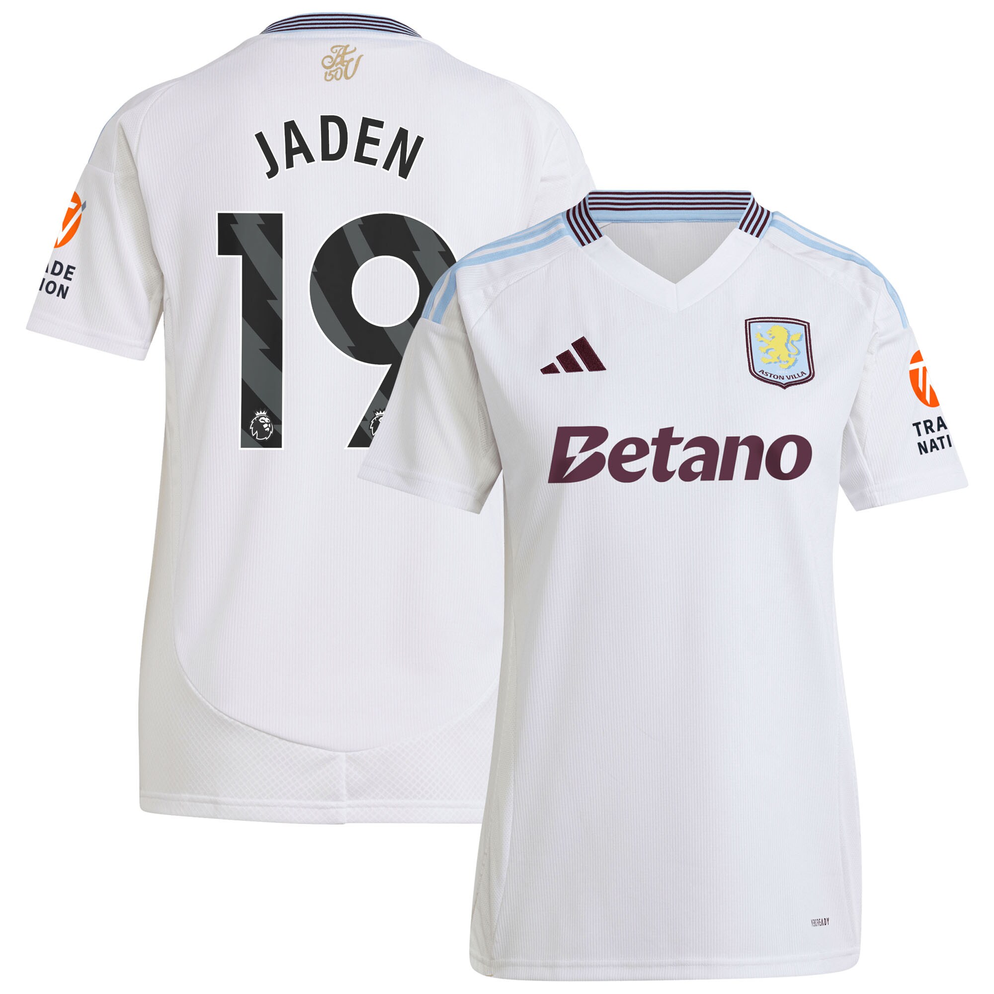 aston villa adidas away shirt 2024-25 – womens with jaden 19 printing Collection | Aston Villa Jerseys for True Fans