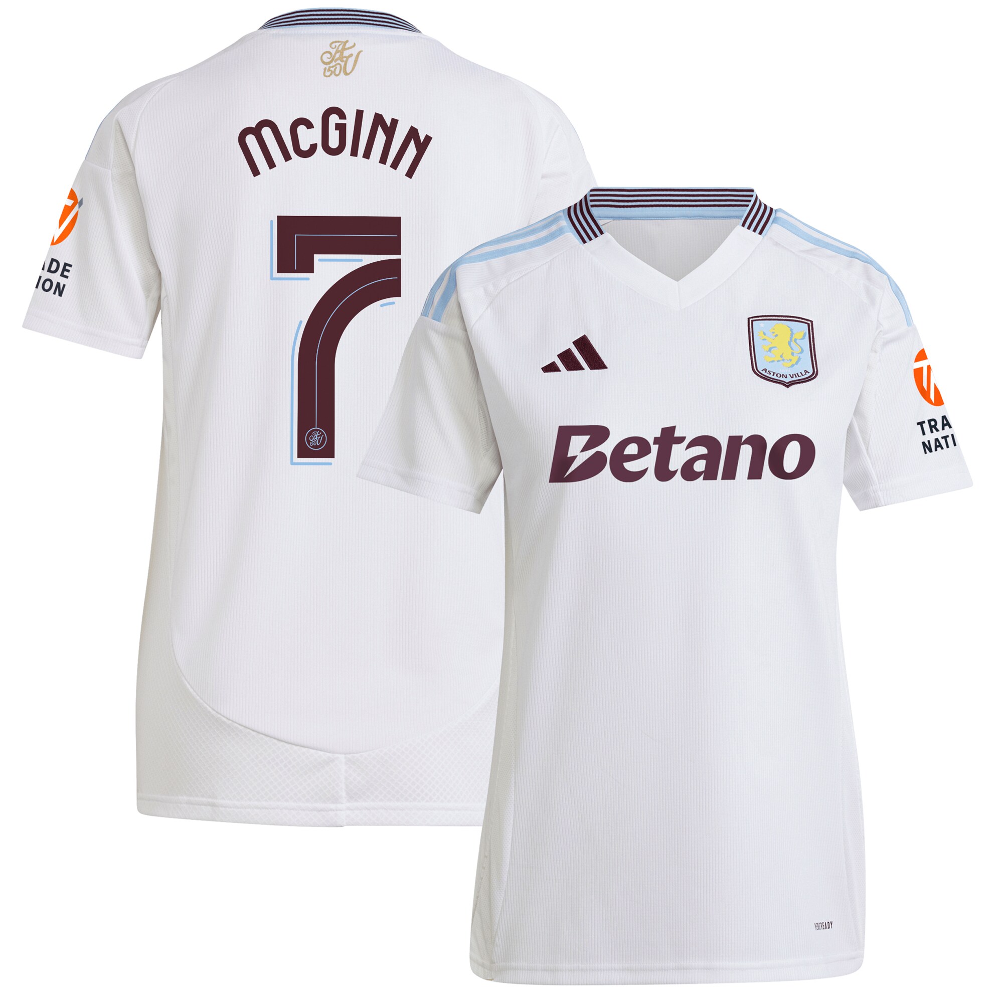 aston villa adidas away shirt 2024-25 – womens with mcginn 7 cup printing Collection | Aston Villa Jerseys for True Fans