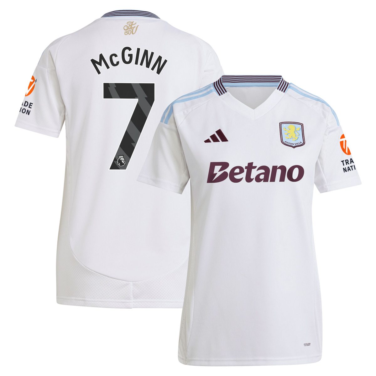 aston villa adidas away shirt 2024-25 – womens with mcginn 7 printing Collection | Aston Villa Jerseys for True Fans