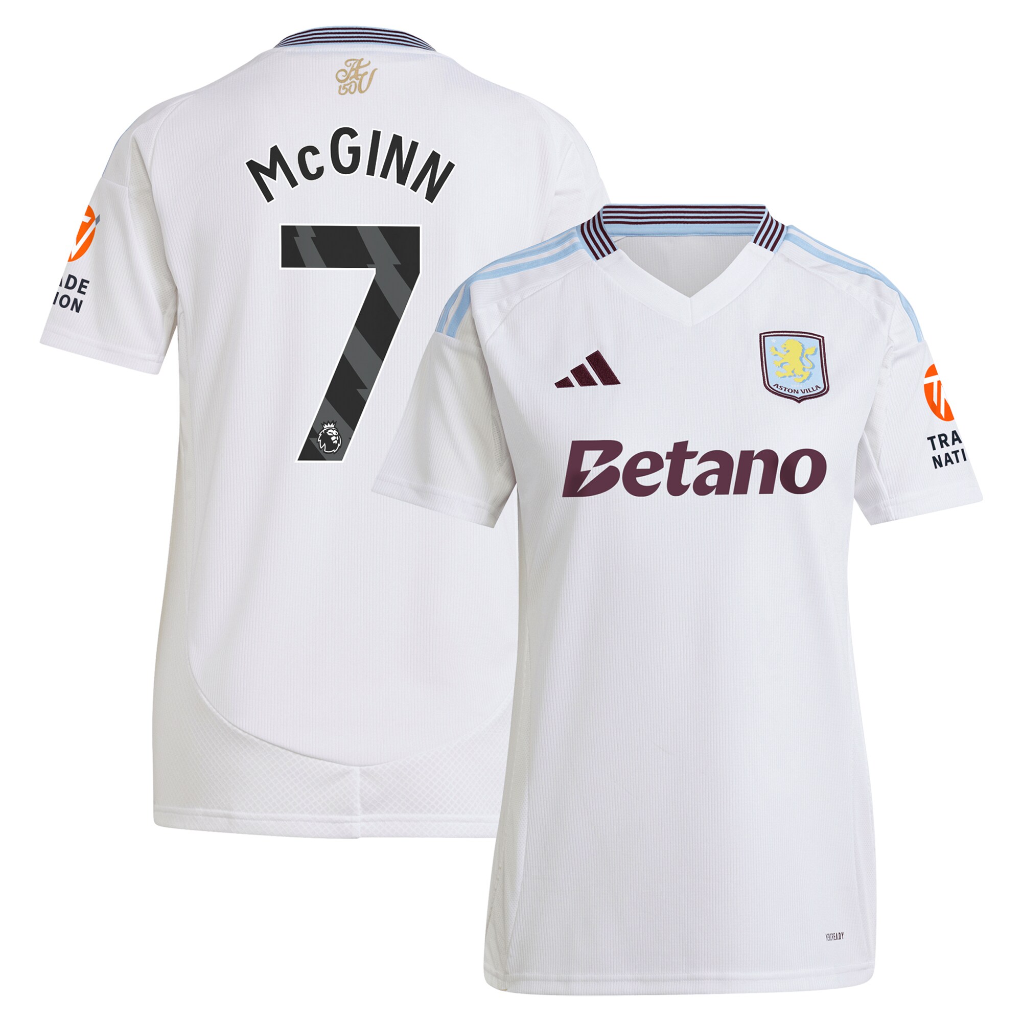 aston villa adidas away shirt 2024-25 – womens with mcginn 7 printing Collection | Aston Villa Jerseys for True Fans