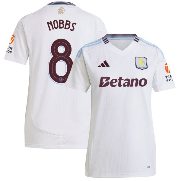 aston villa adidas away shirt 2024-25 – womens with nobbs 8 cup printing Collection | Aston Villa Jerseys for True Fans