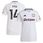 aston villa adidas away shirt 2024-25 – womens with pau 14 printing Collection | Aston Villa Jerseys for True Fans