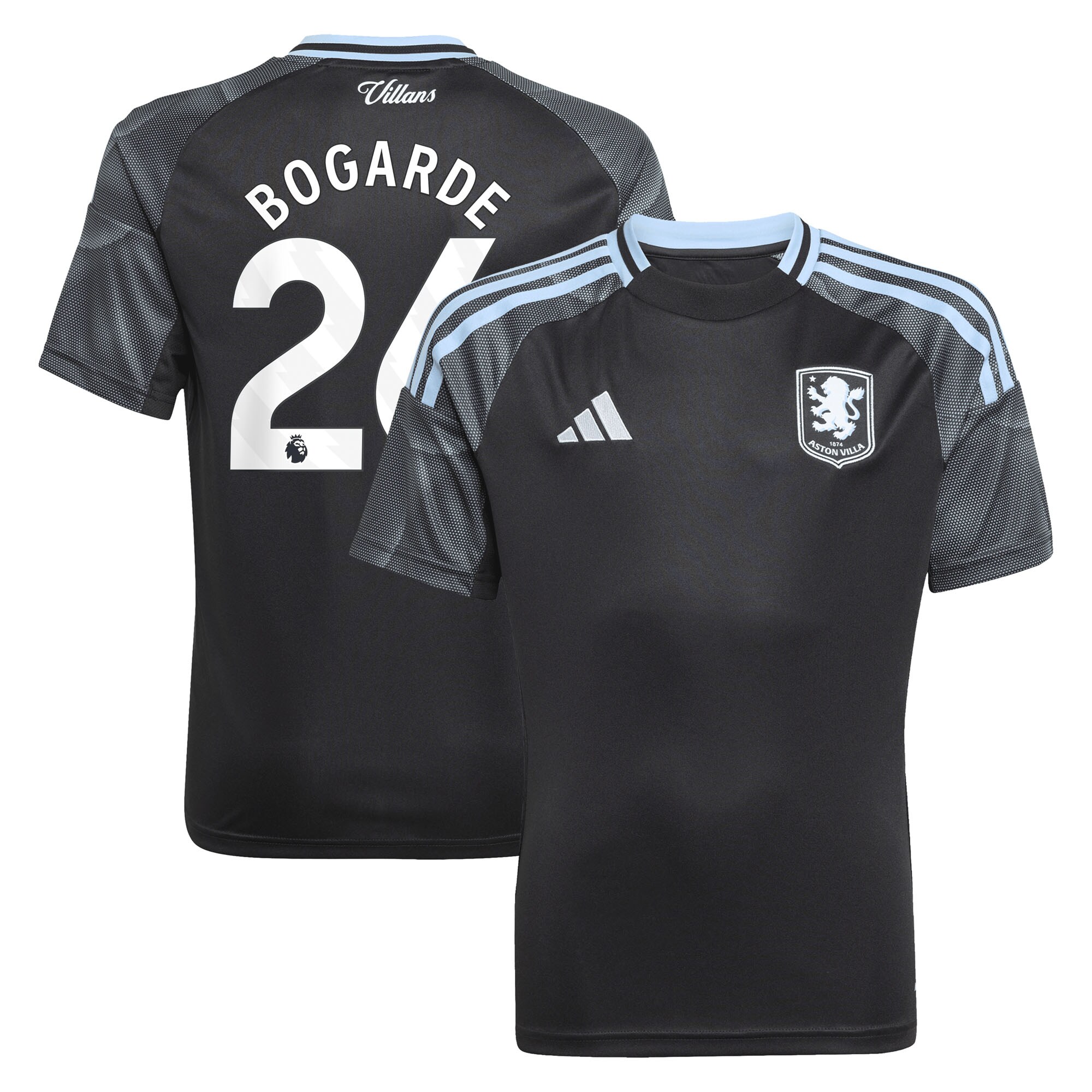 aston villa adidas away shirt 2025-26 – kids with bogarde 26 printing Collection | Aston Villa Jerseys for True Fans