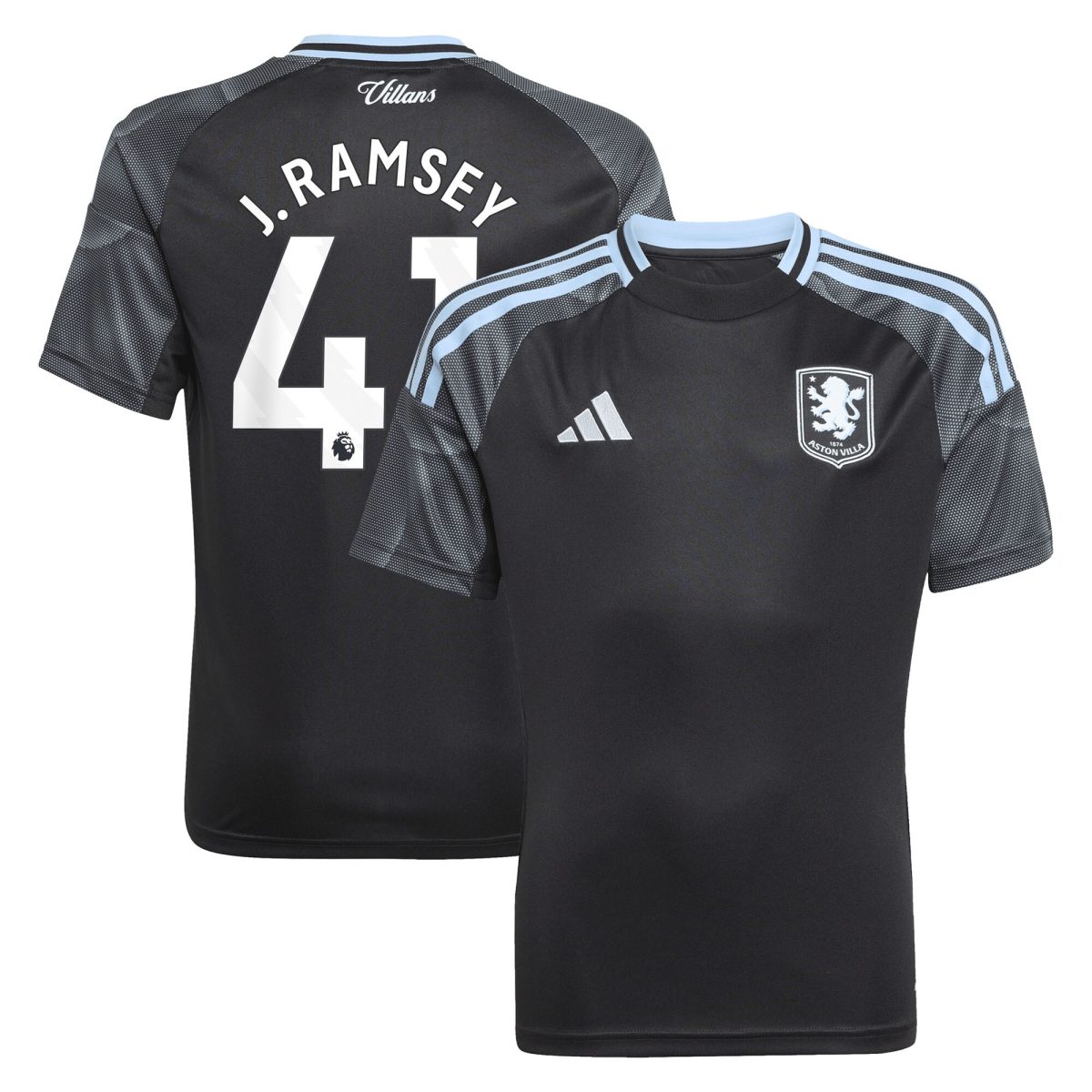 aston villa adidas away shirt 2025-26 – kids with j. ramsey 41 printing Collection | Aston Villa Jerseys for True Fans