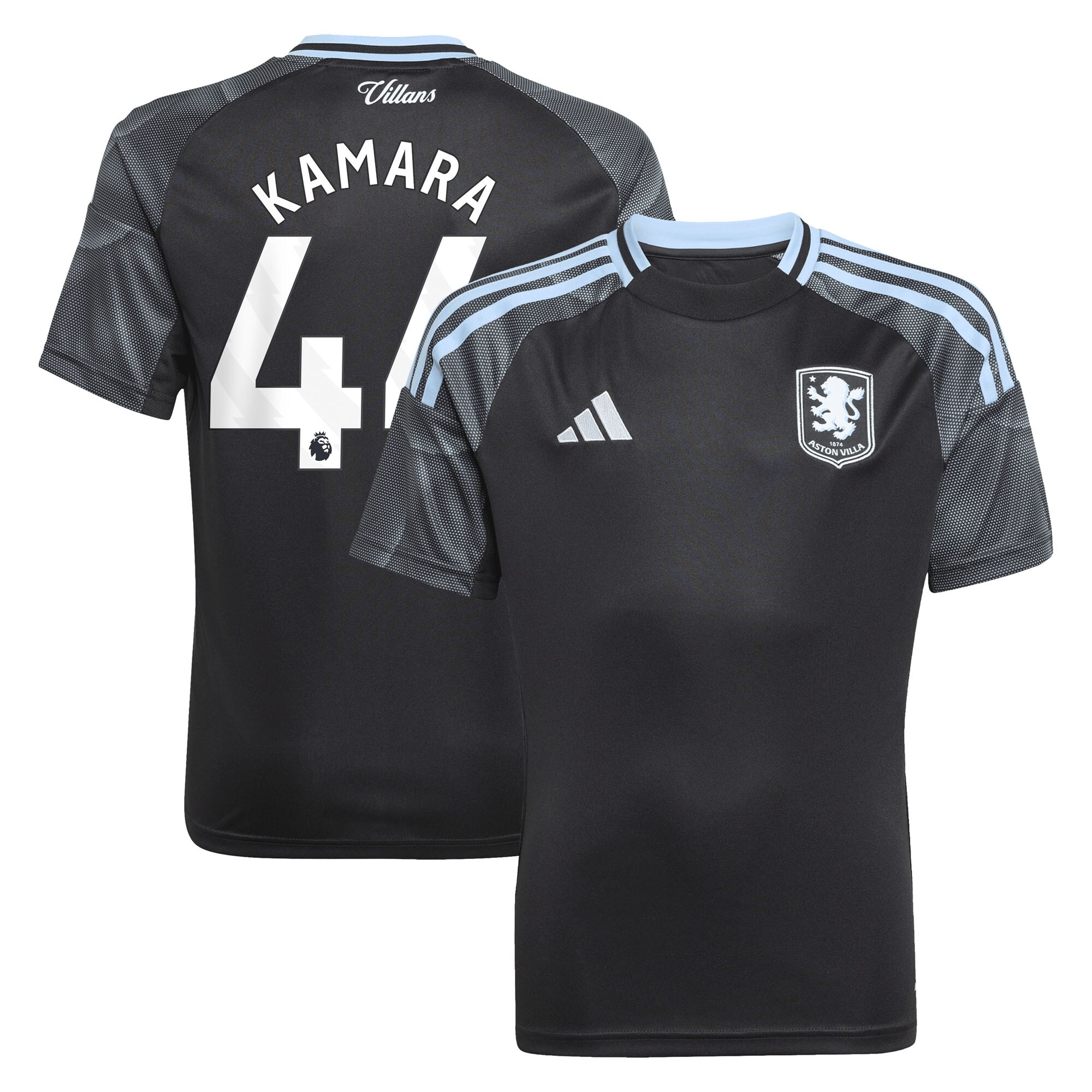 aston villa adidas away shirt 2025-26 – kids with kamara 44 printing Collection | Aston Villa Jerseys for True Fans