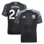 aston villa adidas away shirt 2025-26 – kids with onana 24 printing Collection | Aston Villa Jerseys for True Fans