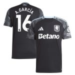 aston villa adidas away shirt 2025-26 with a.garcía 16 printing Collection | Aston Villa Jerseys for True Fans