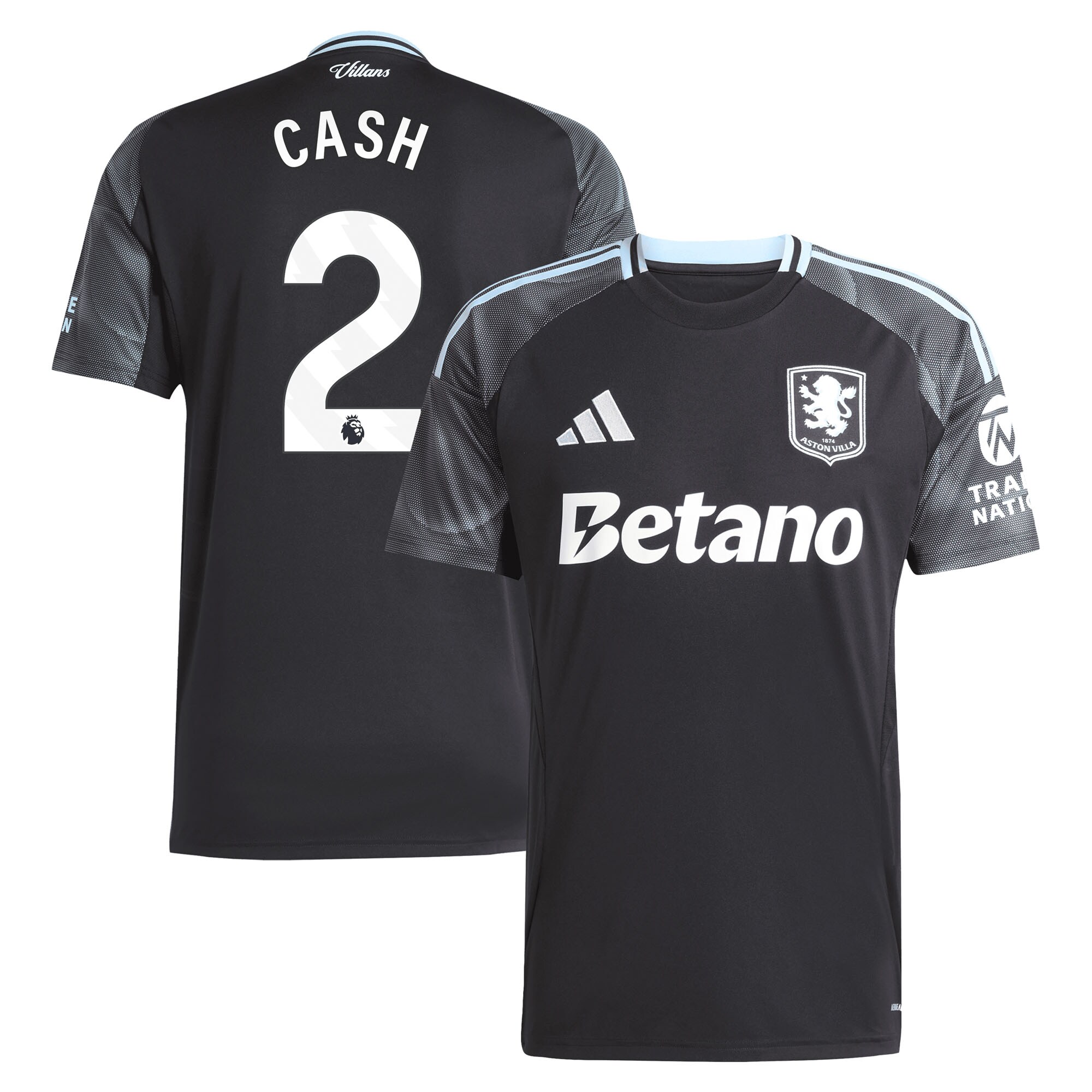 aston villa adidas away shirt 2025-26 with cash 2 printing Collection | Aston Villa Jerseys for True Fans