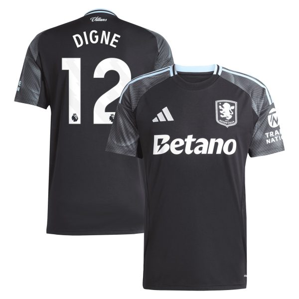 aston villa adidas away shirt 2025-26 with digne 12 printing Collection | Aston Villa Jerseys for True Fans